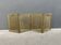 Antique brass fireplace screen from the 19th century by Bouhon Frères.