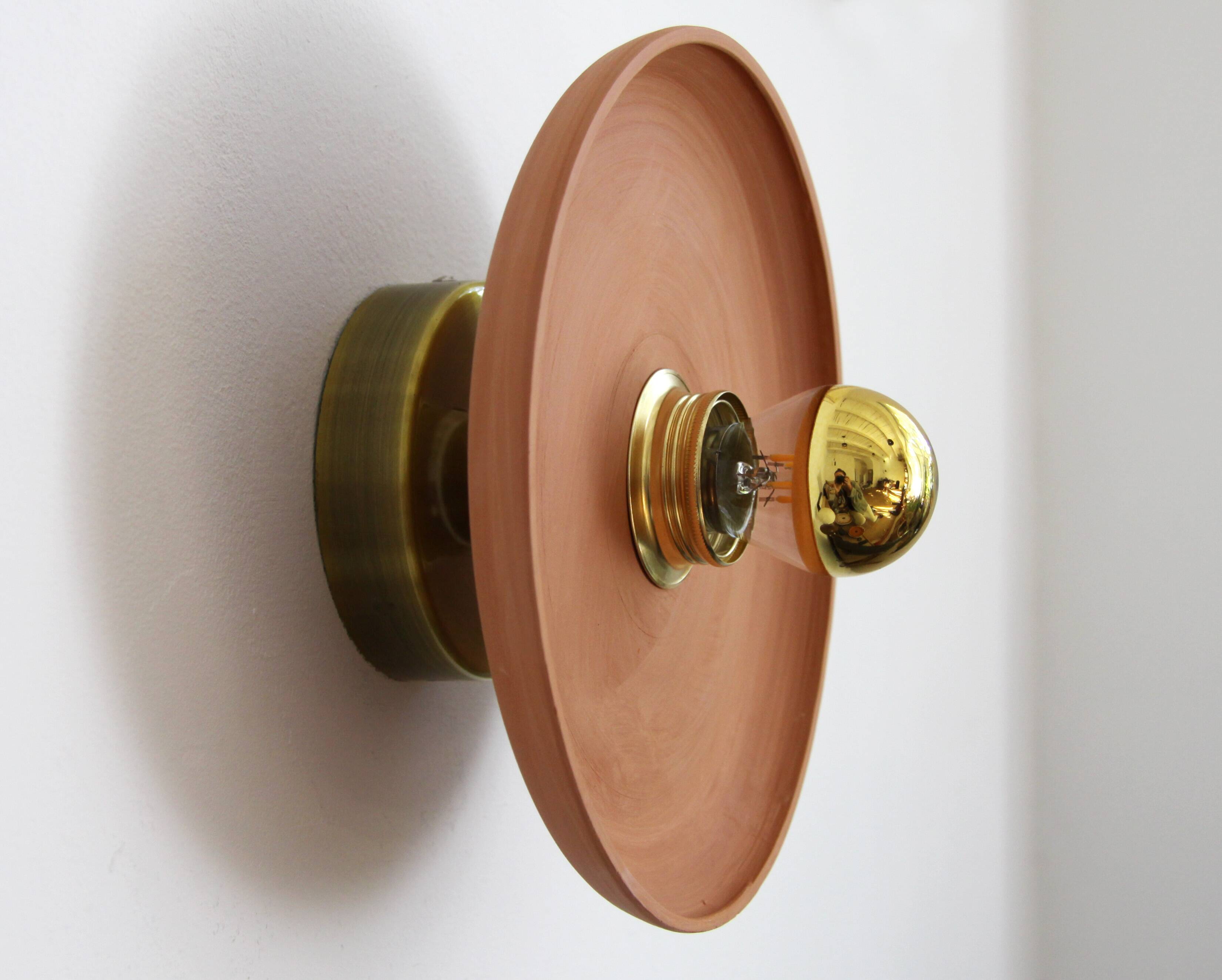 Terracotta wall light