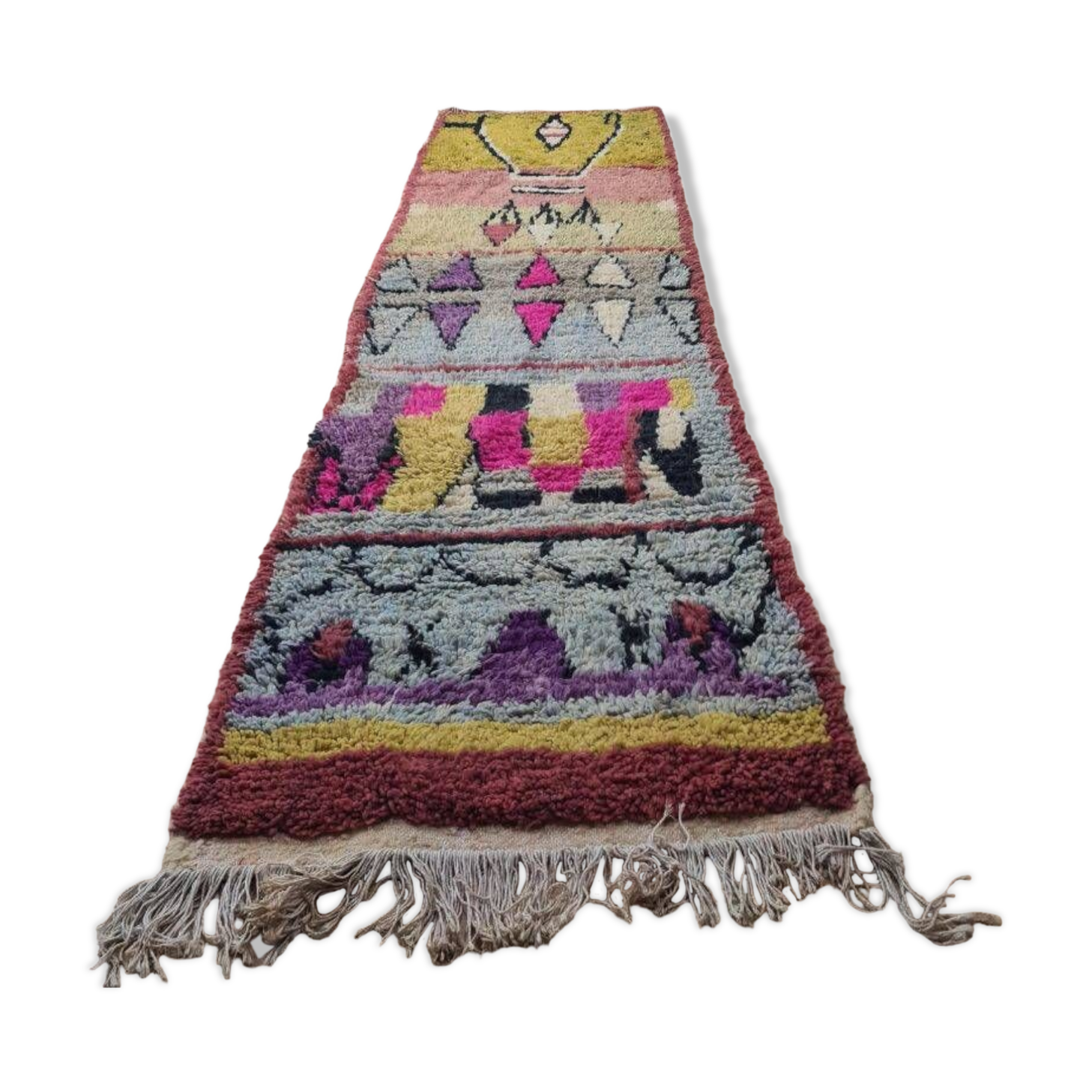 Handmade Berber hallway rug