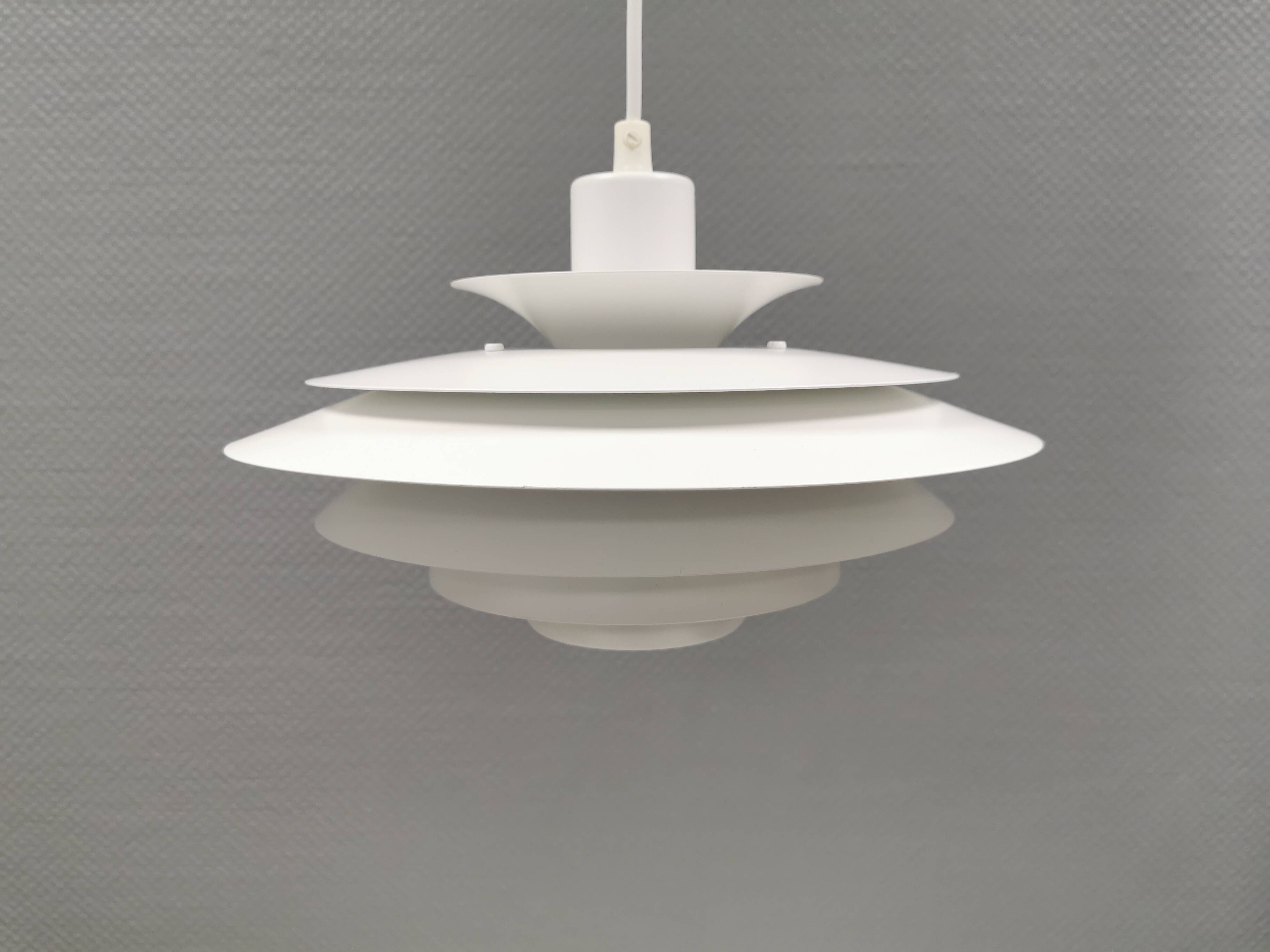 Danish hanging lamp from the 1980s, manufactured by Jeka, model 1029-P.