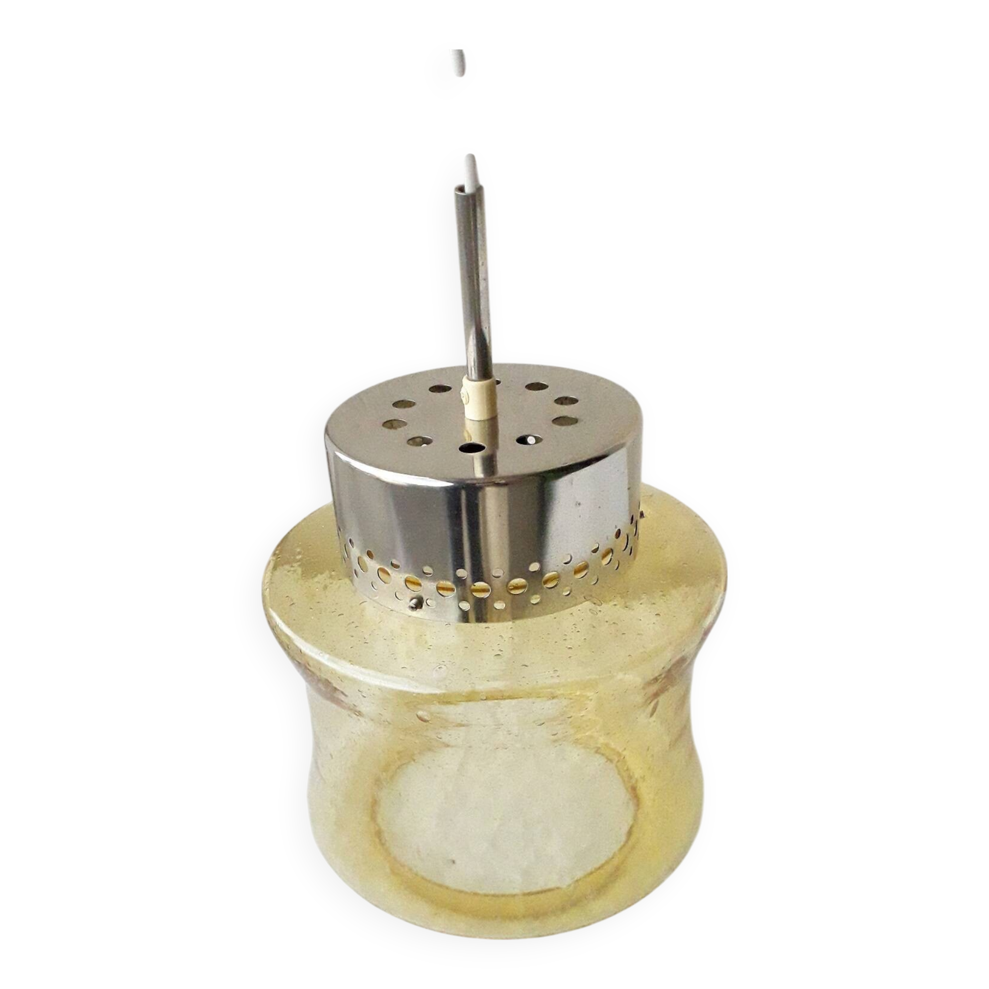 Bubble glass pendant light from the 70s