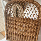 Rattan shelf