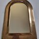 Original vintage Moroccan brass mirror, arch shape, 48 x 32 cm