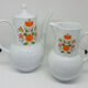 Ensemble cafetiere & pichet vintage « bavaria schirnding » decor fleurs