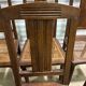Lot six chaises art deco