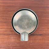 Stackable Austrian brass ashtrays in mid-century style, 1960, set of 5.