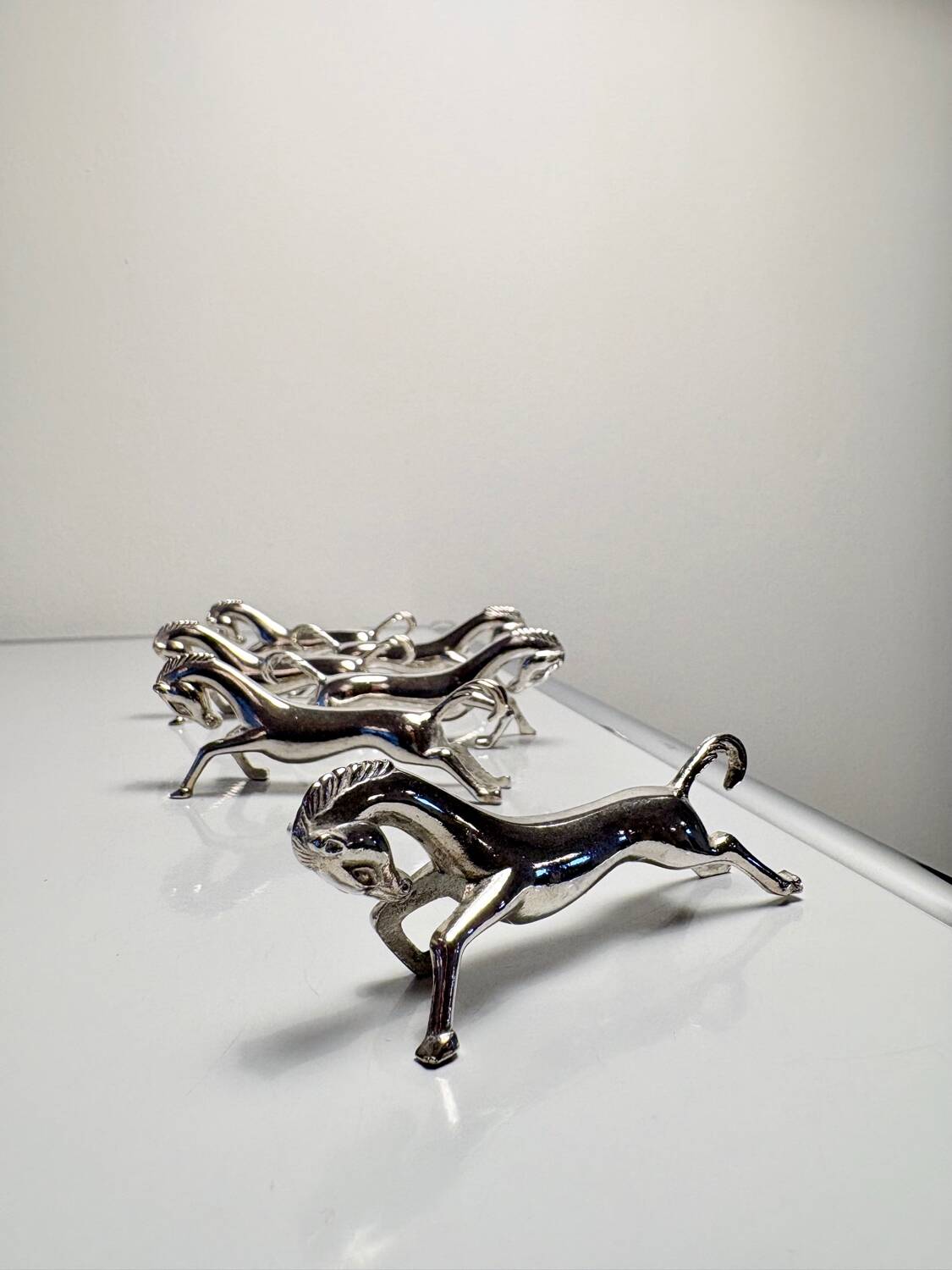 Lot de 6 porte-couteaux chevaux