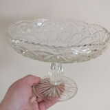 Moulded glass fruit display cup 40s