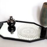 Bakelite mirror plateau Art Deco