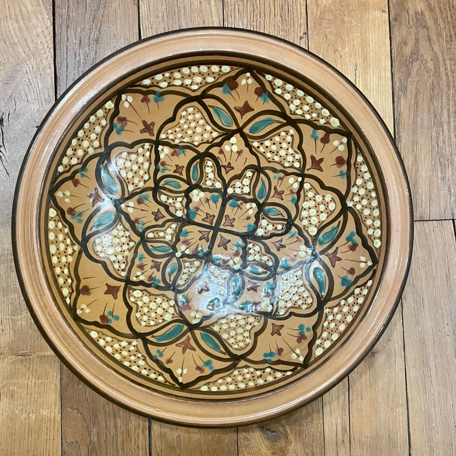 Tunisian ceramic dish