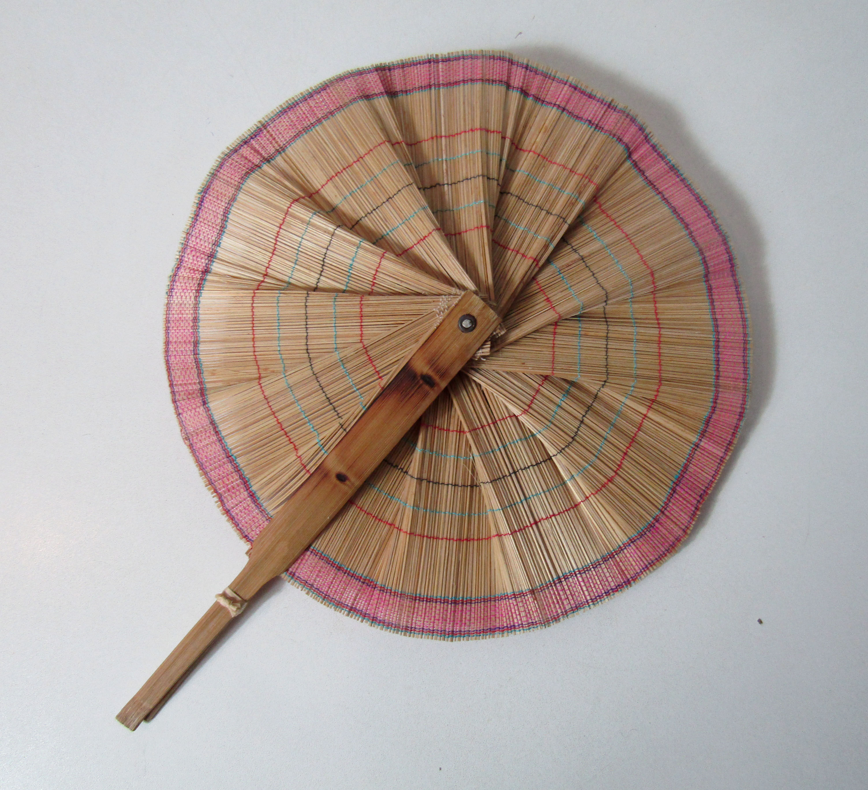 Rattan fan