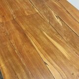 Old walnut farm table with pulls