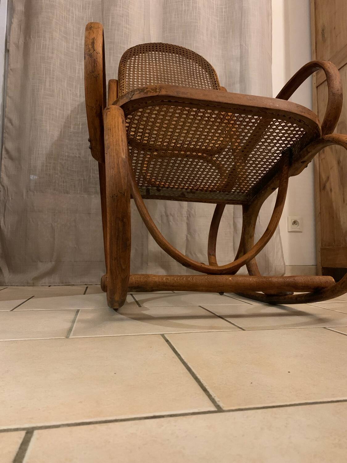 Thonet style rocking chair