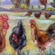 20th century school hens