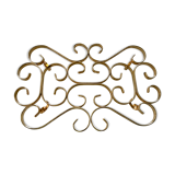 Under vintage brass plated