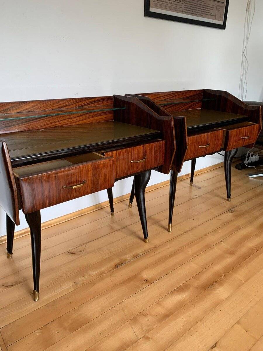 Bedside tables by Paolo Buffa, Italy, 1950s, set of 2