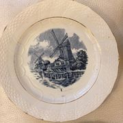 6 plates Delft series Moulin des loups & Hamage Nord