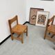 Table pin et chaises « hongisto » Ilmari Tapiovaara