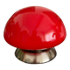 Lampe champignon tactile rouge