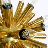 XXL 1960s Space Age brass ceiling lamp by J.T. Kalmar with 43 arms | 66 cm