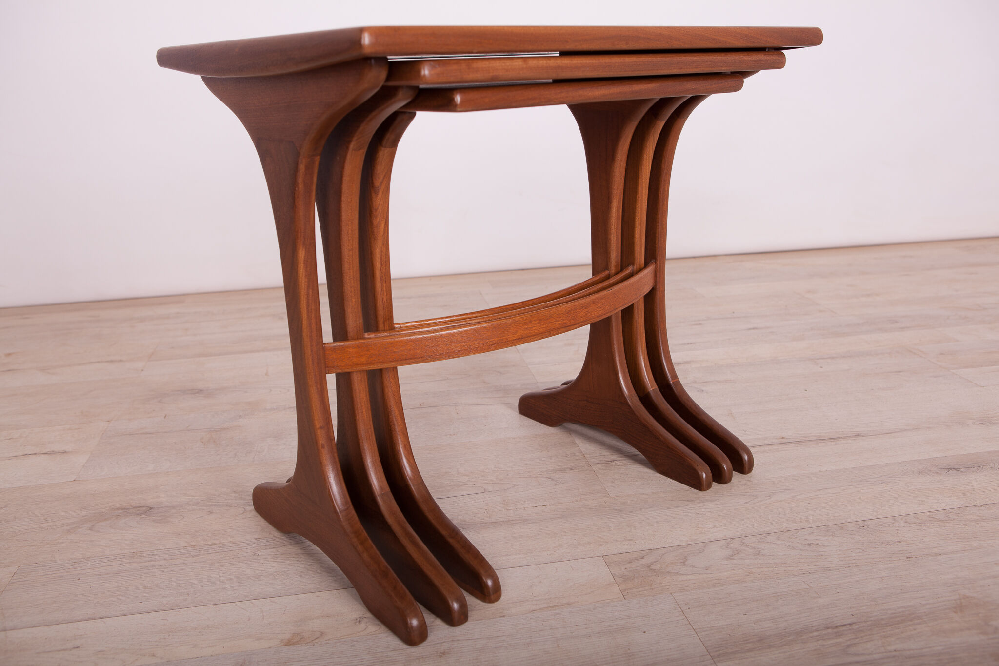 Teak pull out tables by Victor Wilkins for G-Plan, 1970