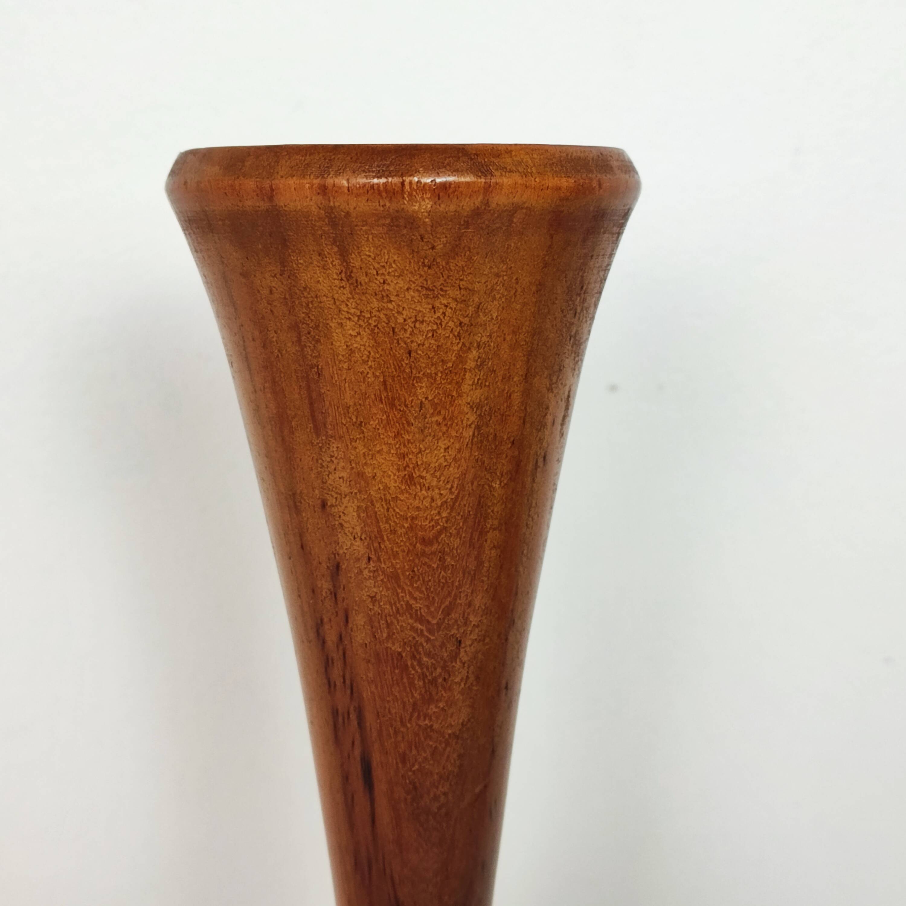 Wooden candle holder