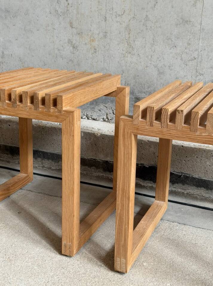Cutter tables by Niels Hvass for Trip Trap Denmark