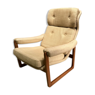 fauteuil vintage scanidinave des années 70
