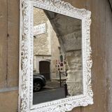Miroir bois sculpté