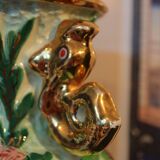 Large baluster vase with fish | Cerdazur (c. 1950-60)