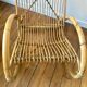 Rocking chair rattan Rohe Noordwolde 60s or rocking chair