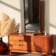 Restored vintage teak hairdresser from the 1960s.