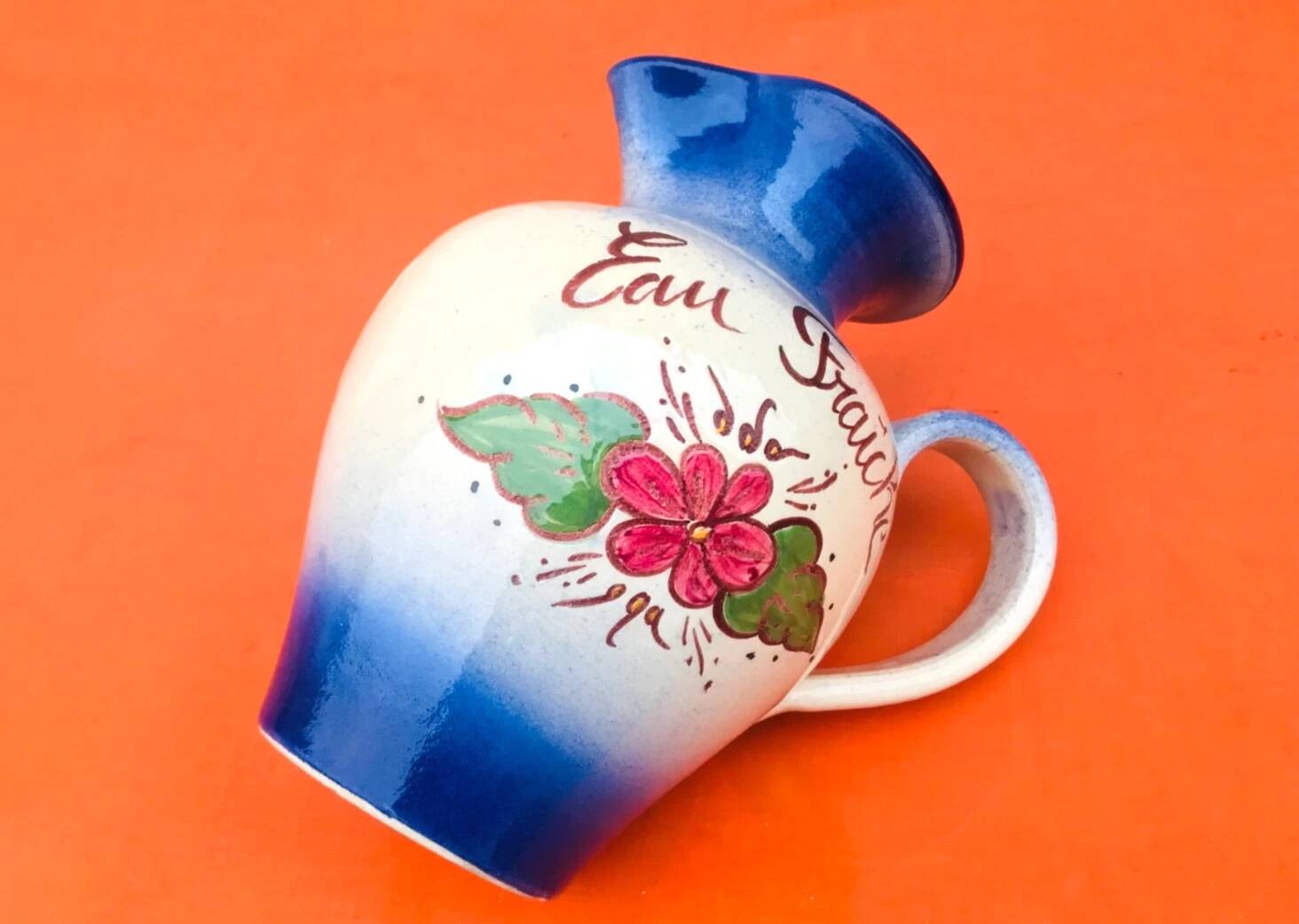 Jug / Ceramic Jug of Thau Anto Marseillan