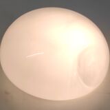 Plafonnier par Choisylux globe opaline années 60 70