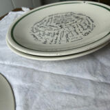 Set of 6 dessert plates Gien - Special edition Julliard