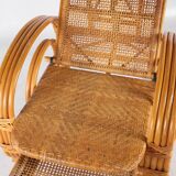 Rattan lounge chair