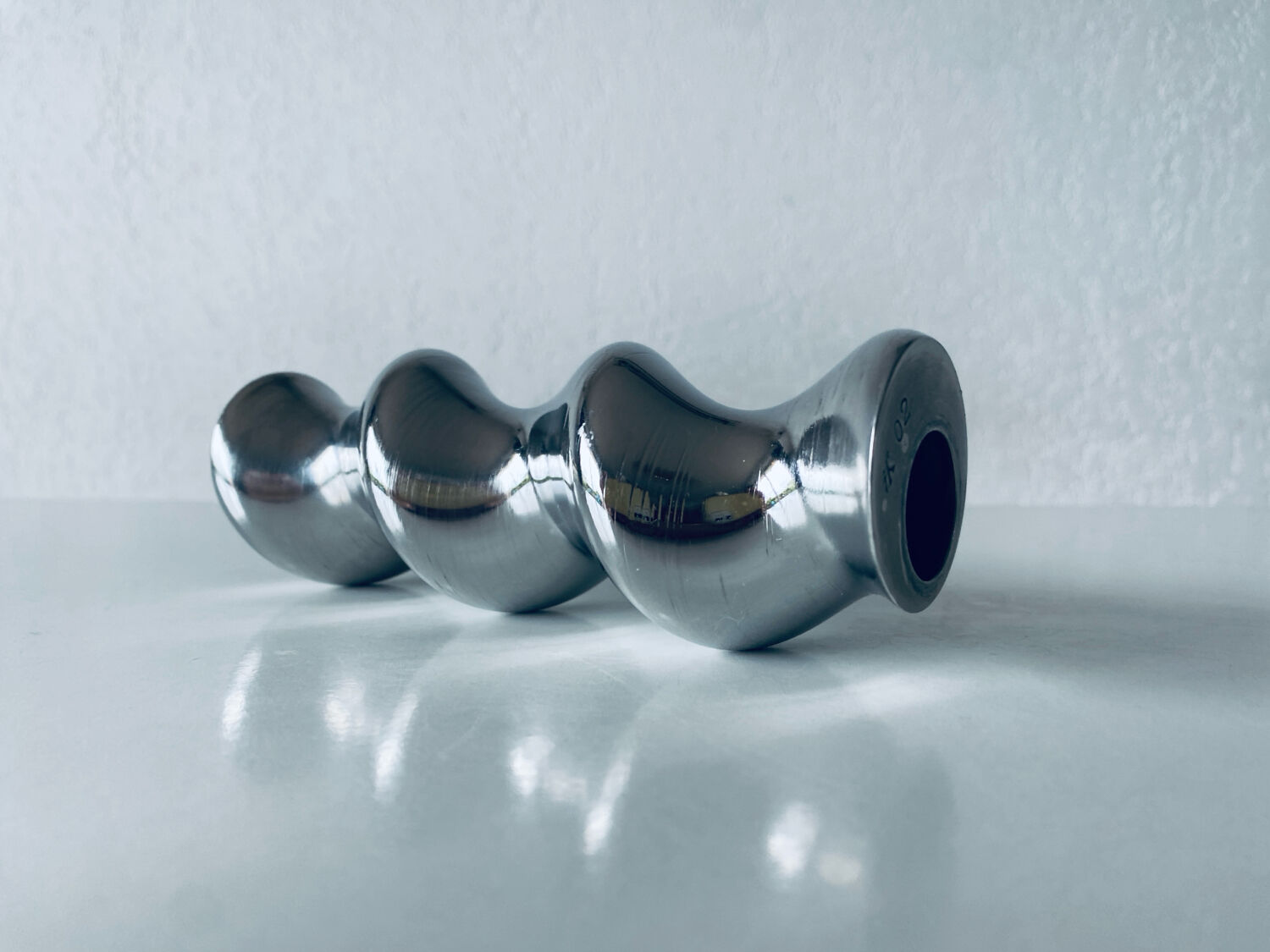 Bougeoir design torsadé