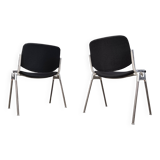 Vintage Dsc 106 Side Chairs By Giancarlo Piretti For Castelli, Set Of 8