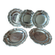 Set of 5 metal coasters