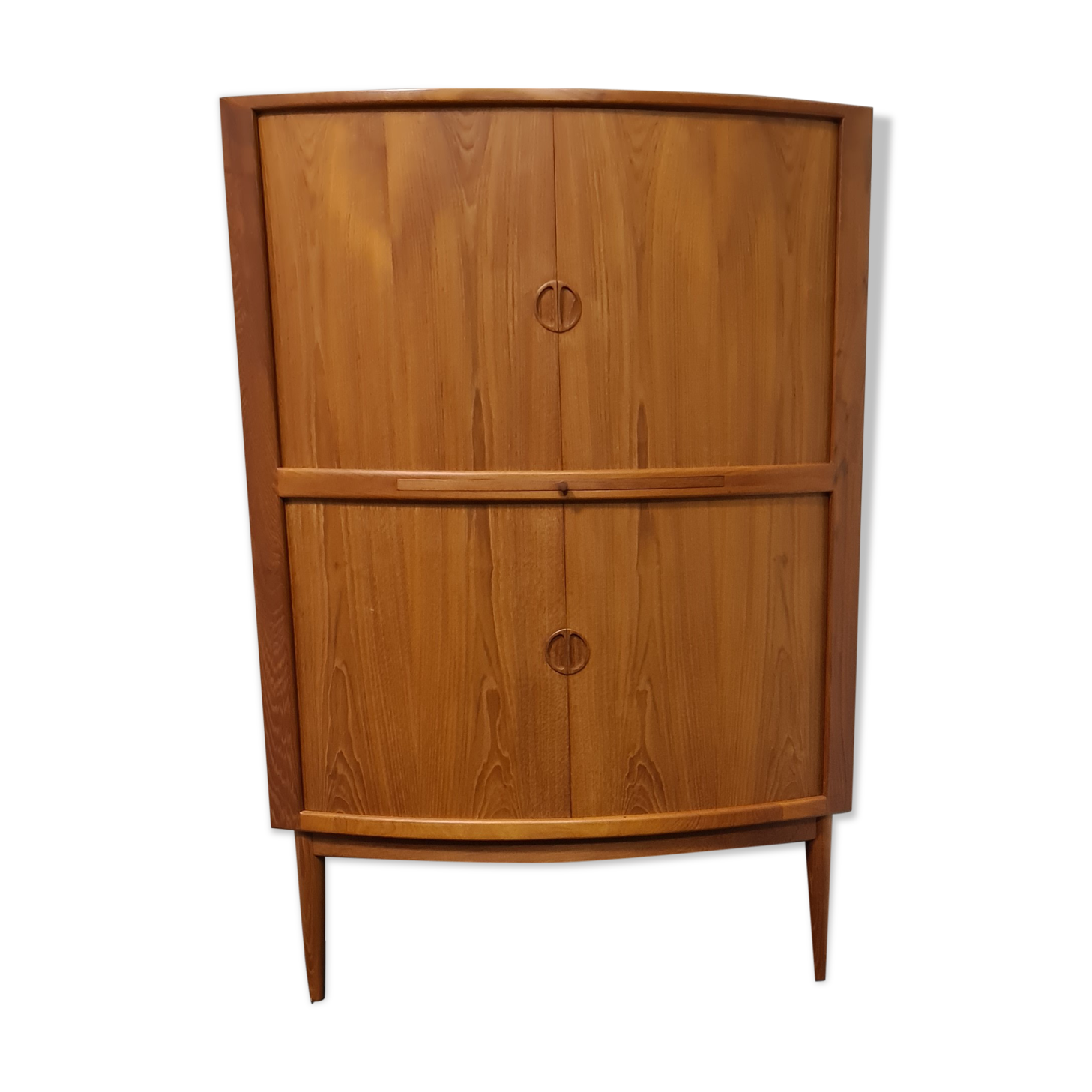 Buffet d’angle de teck par Dyrlund