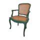 Restyled canned convertible armchair