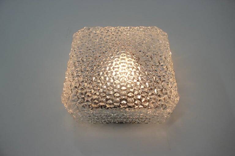 Midcentury Design Wall or Ceiling Lamp, Flushmount, 1970s