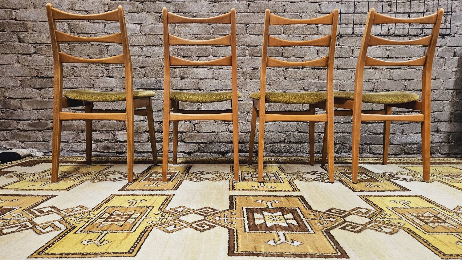 Set de 4 chaises scandinaves par Bähre Mignon Möbel 1960