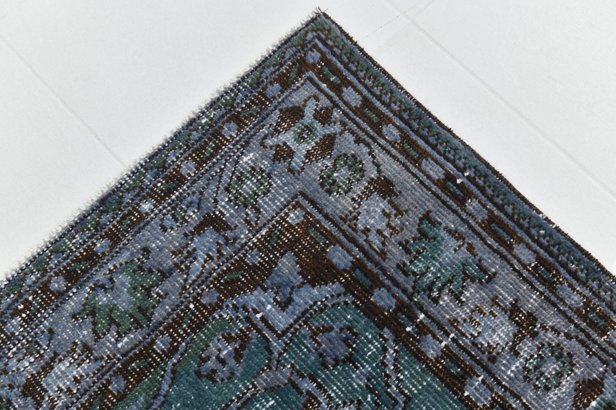 Tapis persan oriental bleu 5x8 153x253 cm SK 23247