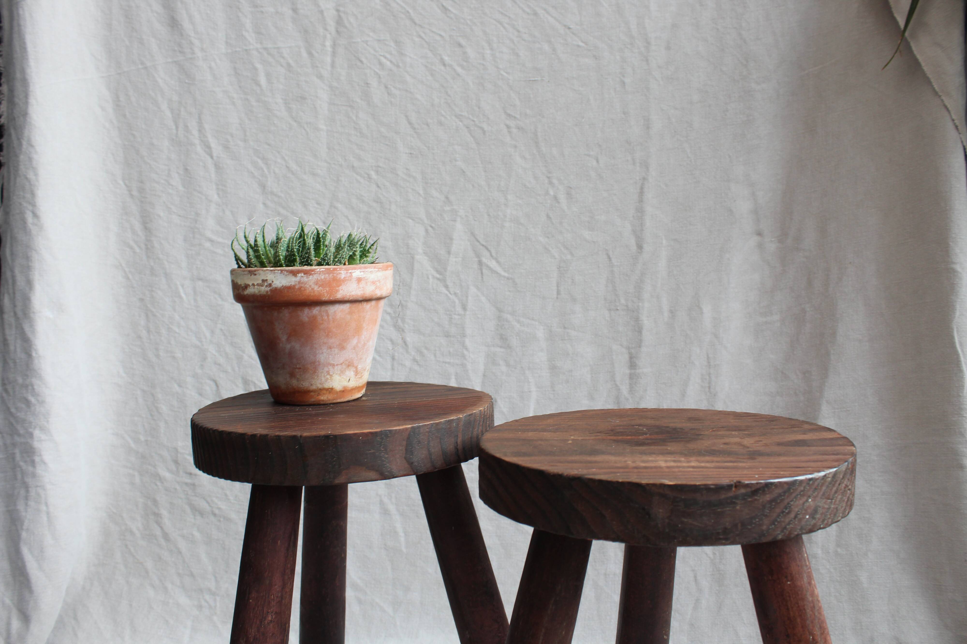 Set of 2 stools 3 feet