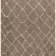 Contemporary Moroccan Rug Made of Natural Mocha Brown Wool