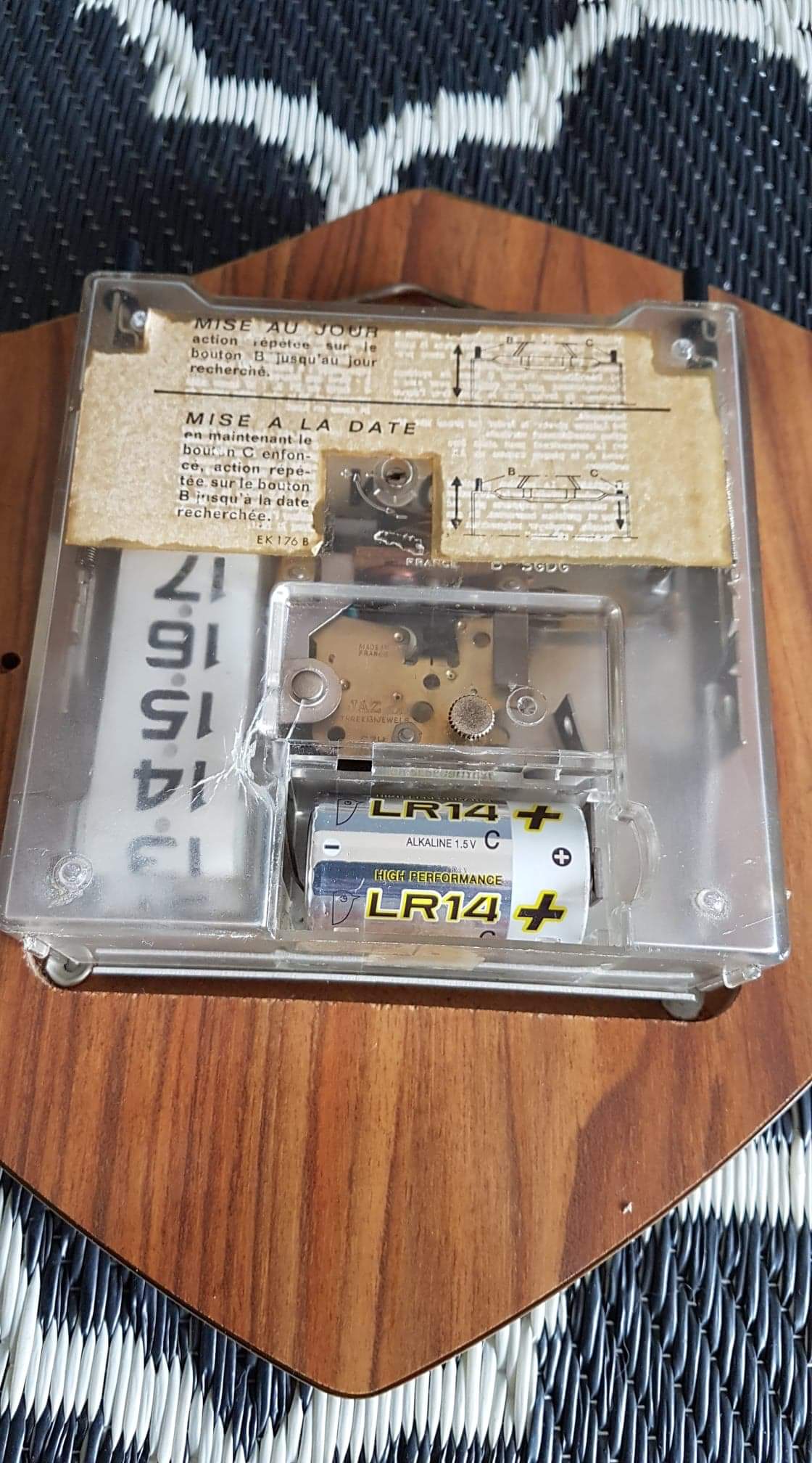 Wall clock Garnic Jaz 1966/67