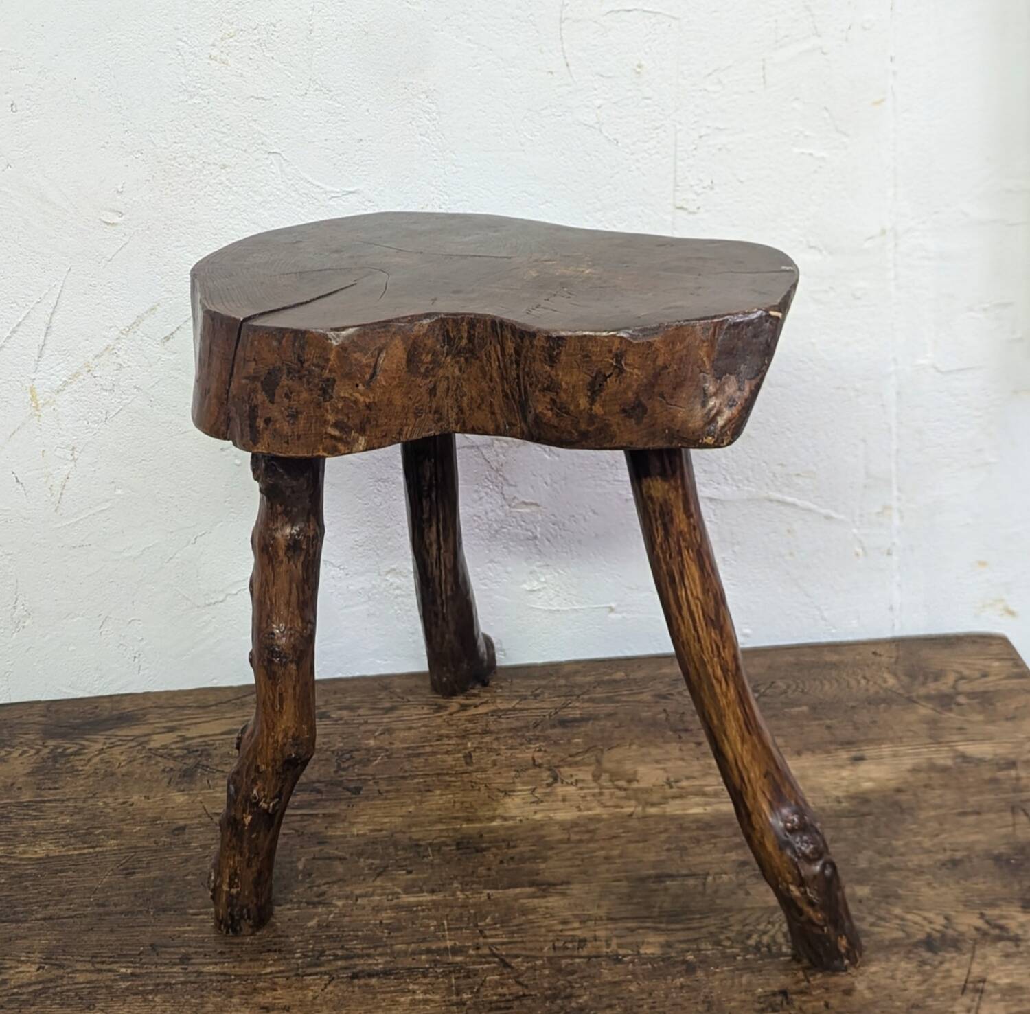 Brutalist Freeform Stool 60/70 Vintage 1