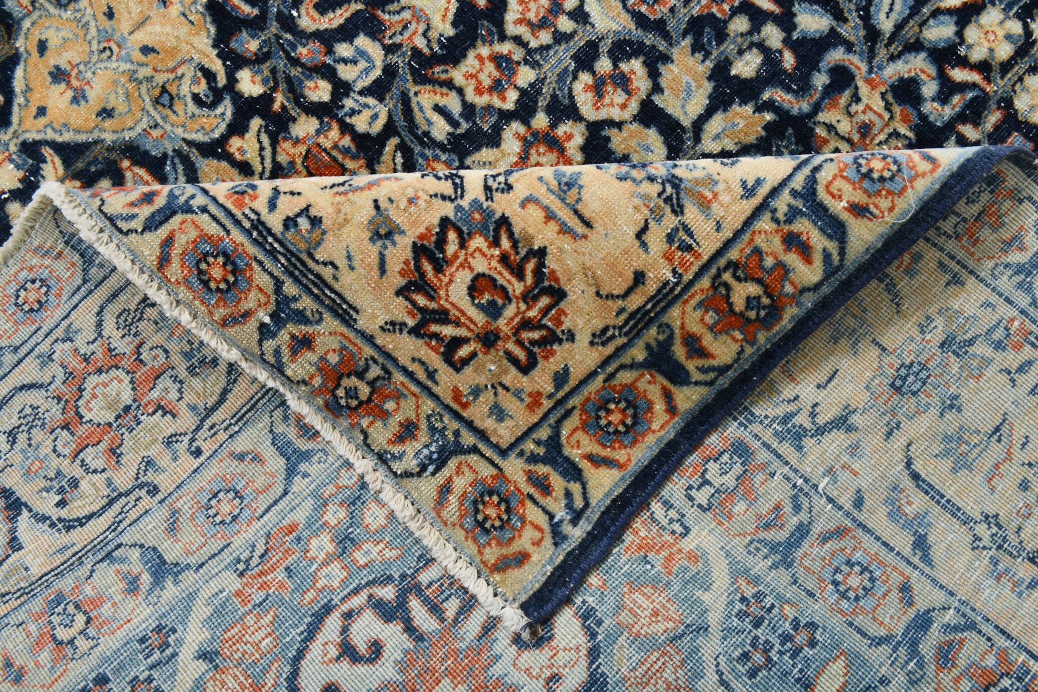 8x10 Oversize Navy Blue Persian Rug, 227x313Cm