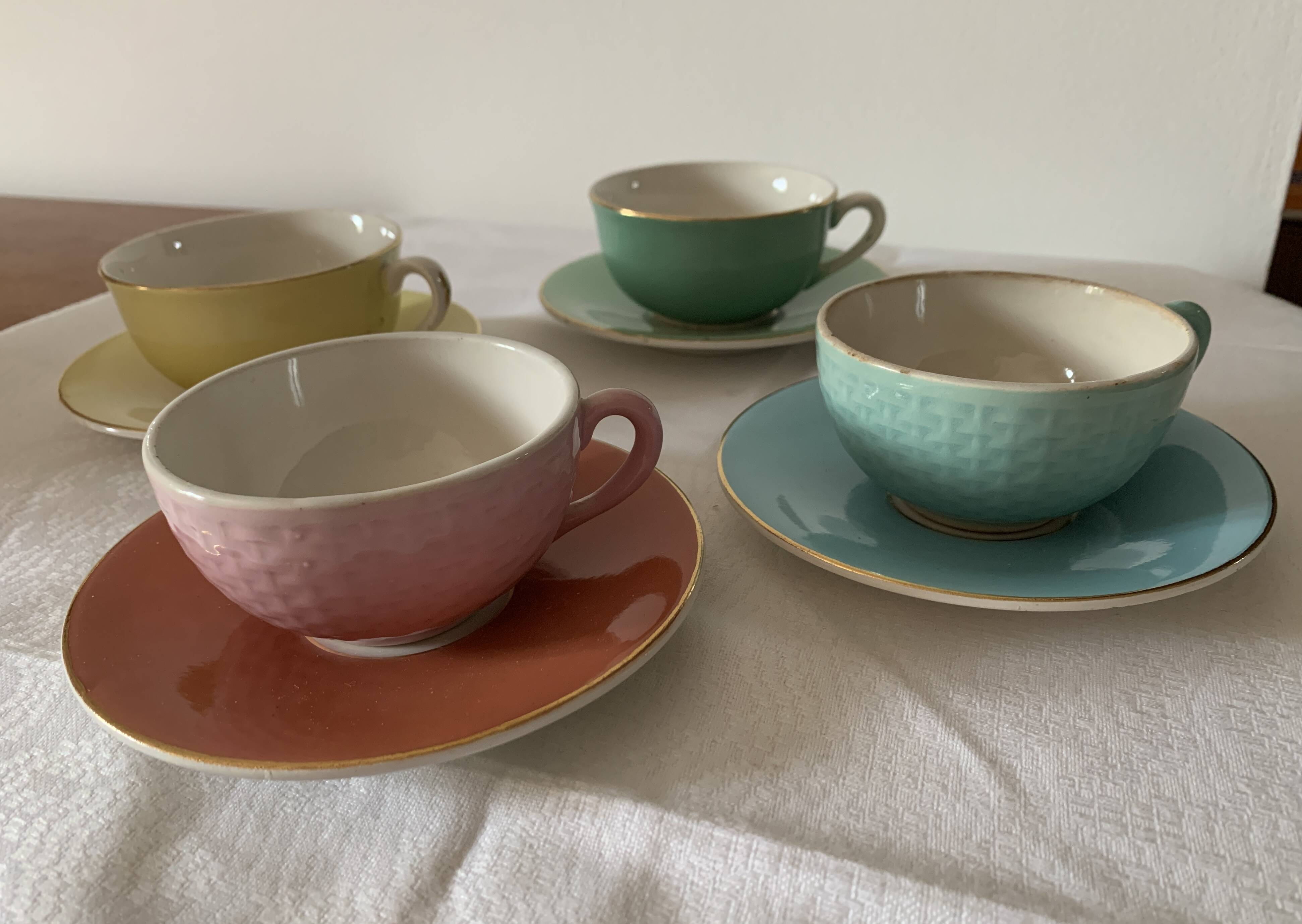 Vintage cups and saucers